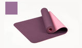 183*61cm 6mm Thick Double Color Non-slip TPE Yoga Mat Quality Exercise Sport Mat for Fitness Gym Home Tasteless Pad