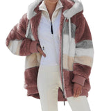Winter Ladies Hooded Plush Jacket