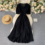 Elegant Mid-length French Dress